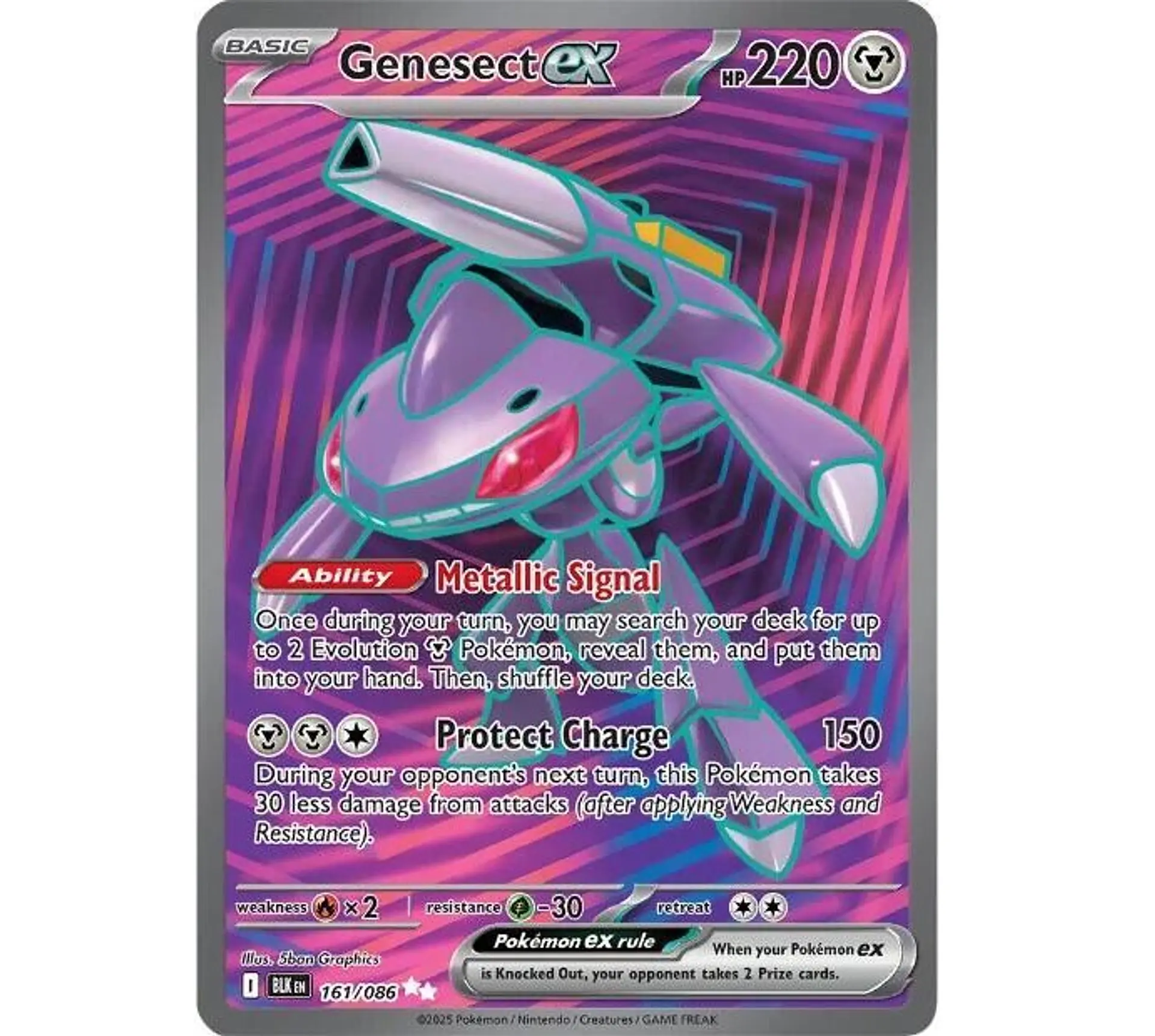 Genesect ex #161 Ingles 1