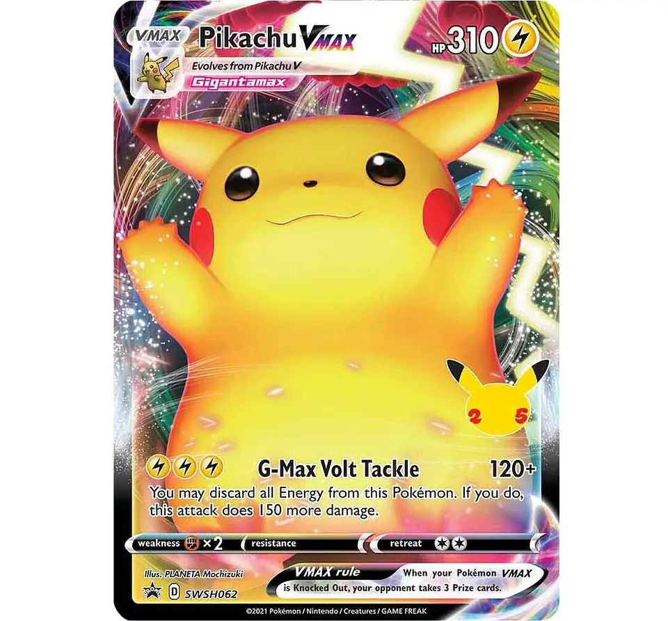 Pikachu VMAX #SWSH062 Ingles 1
