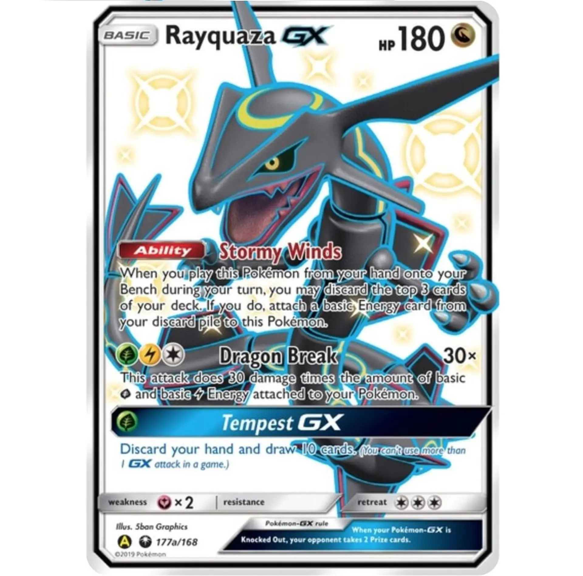 Rayquaza GX #177a Español 1