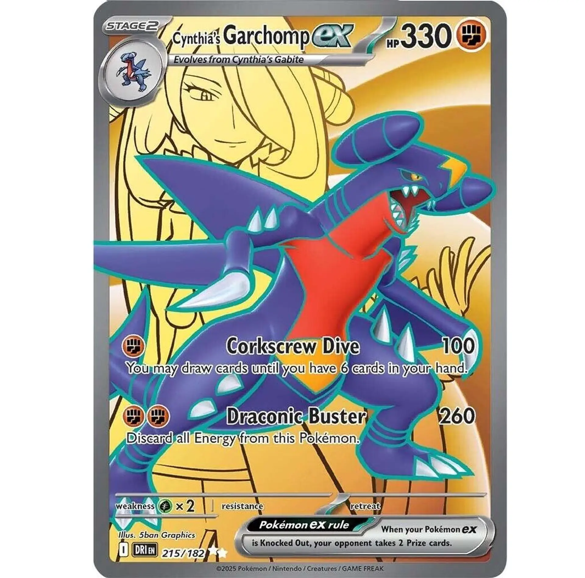 Cynthia's Garchomp Ex #204 Español 1