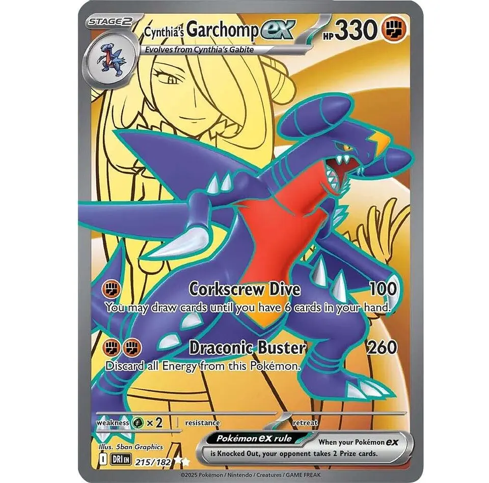 Cynthia's Garchomp Ex #204 Español 1
