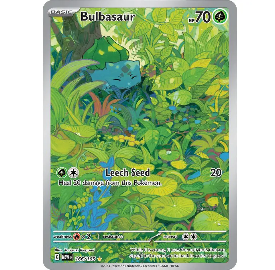 Bulbasaur #166 Ingles 1