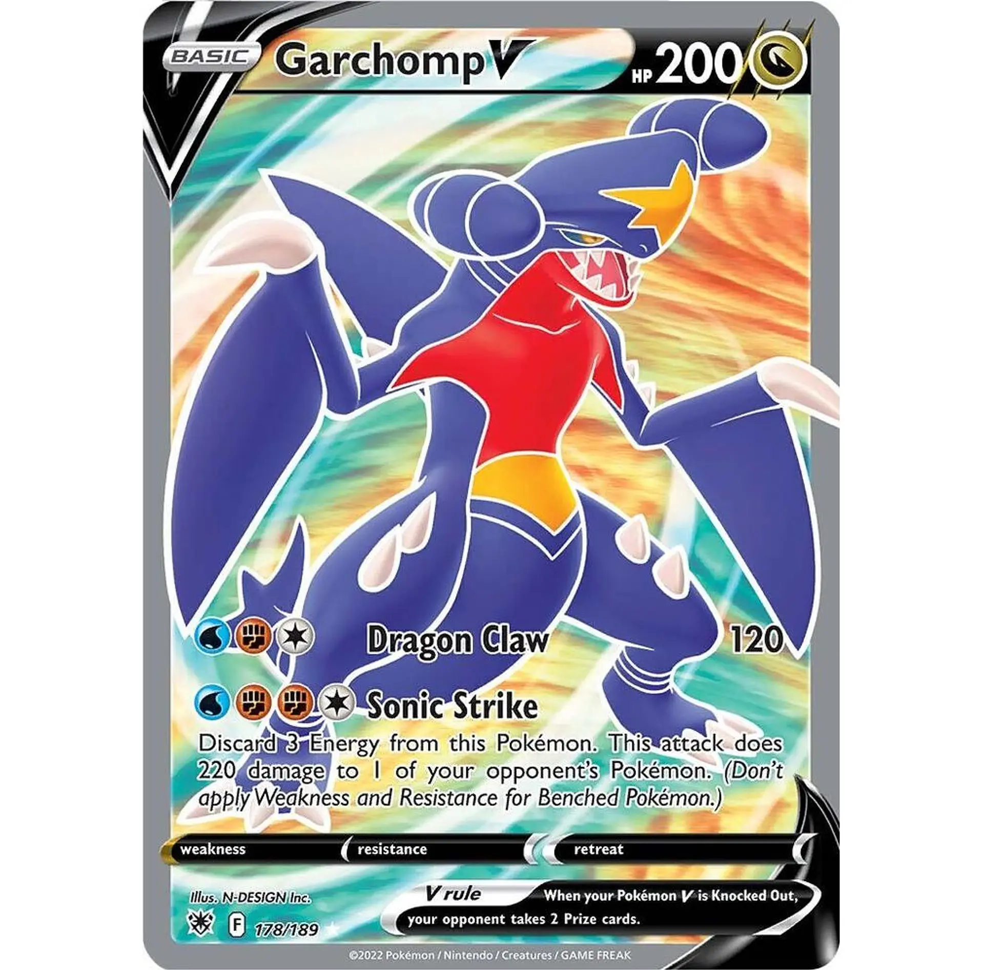 Garchomp V #178 Ingles 1