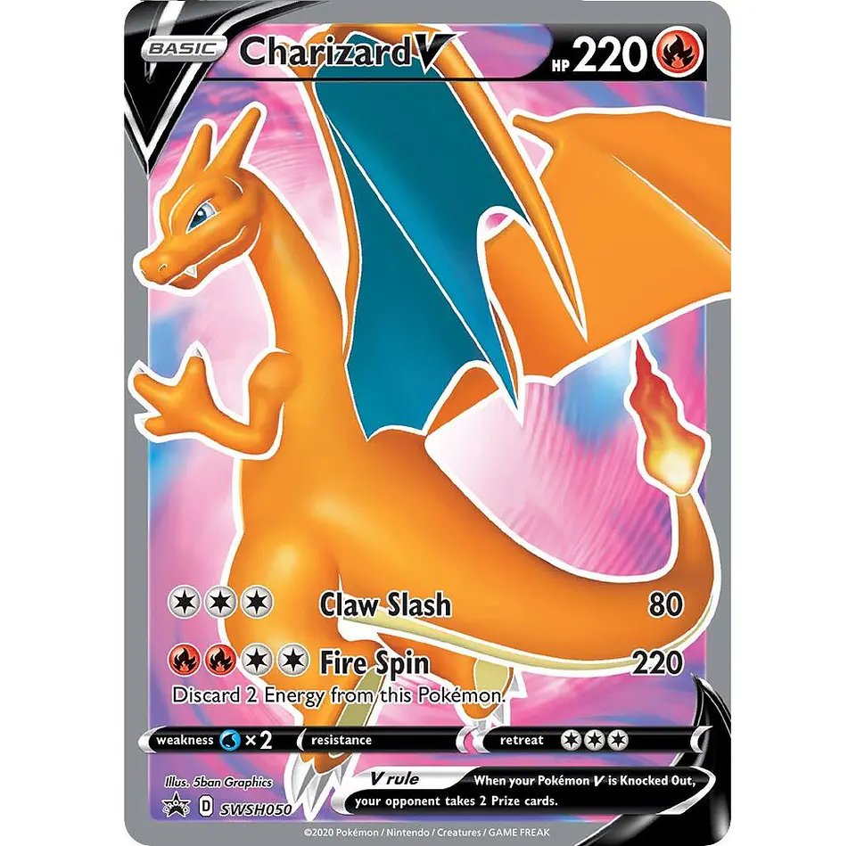 Charizard V #SWSH050 Ingles 1