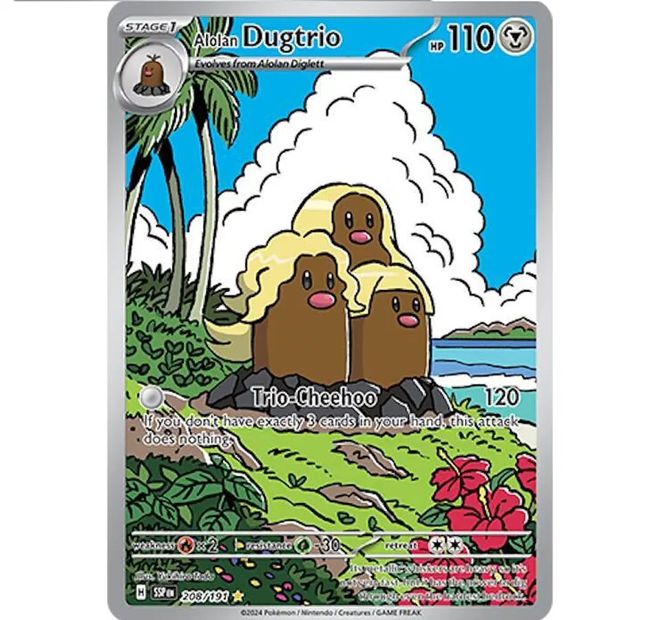 Alolan Dugtrio #208 Español 1