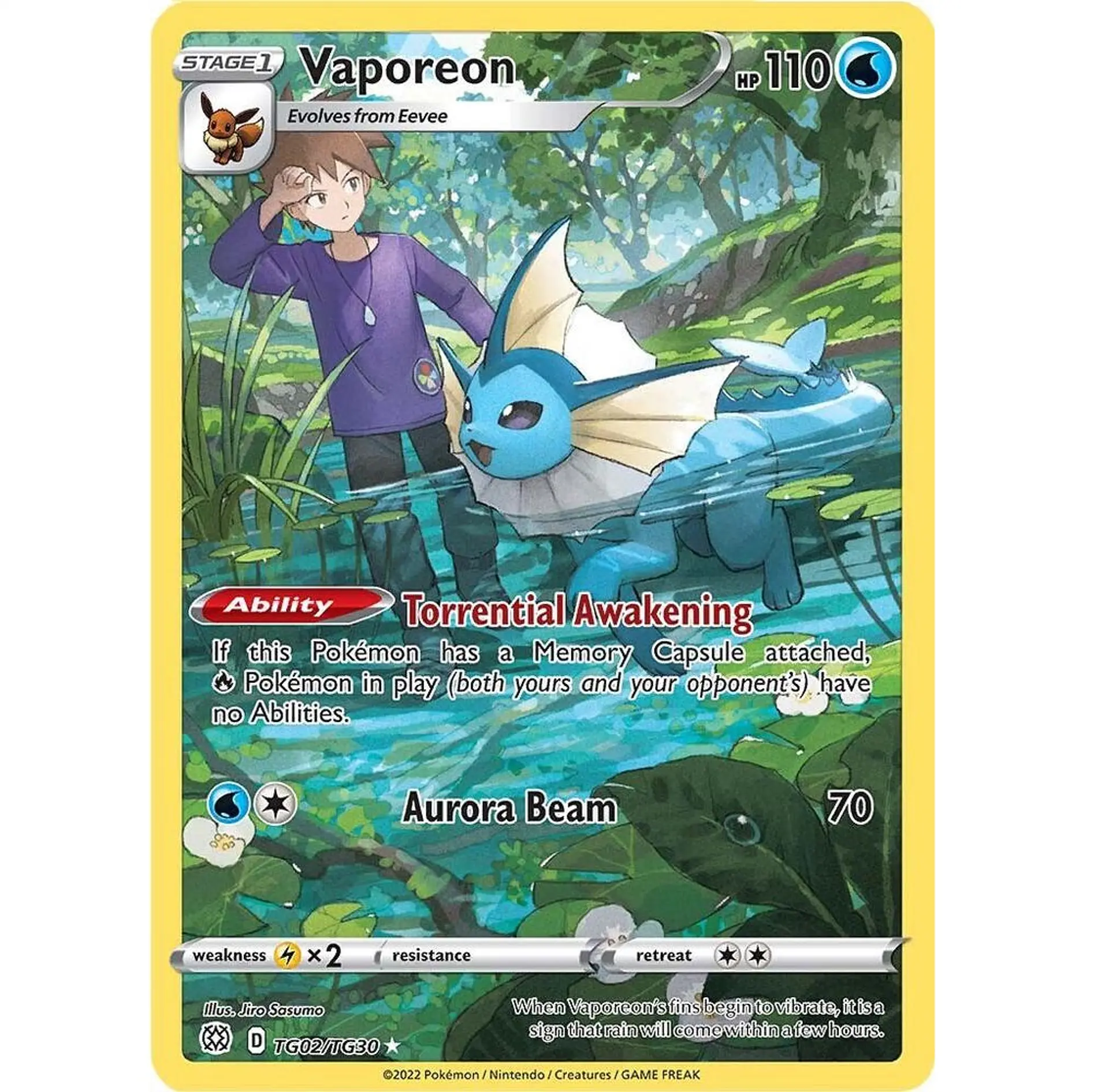 Vaporeon #TG02 Ingles 1