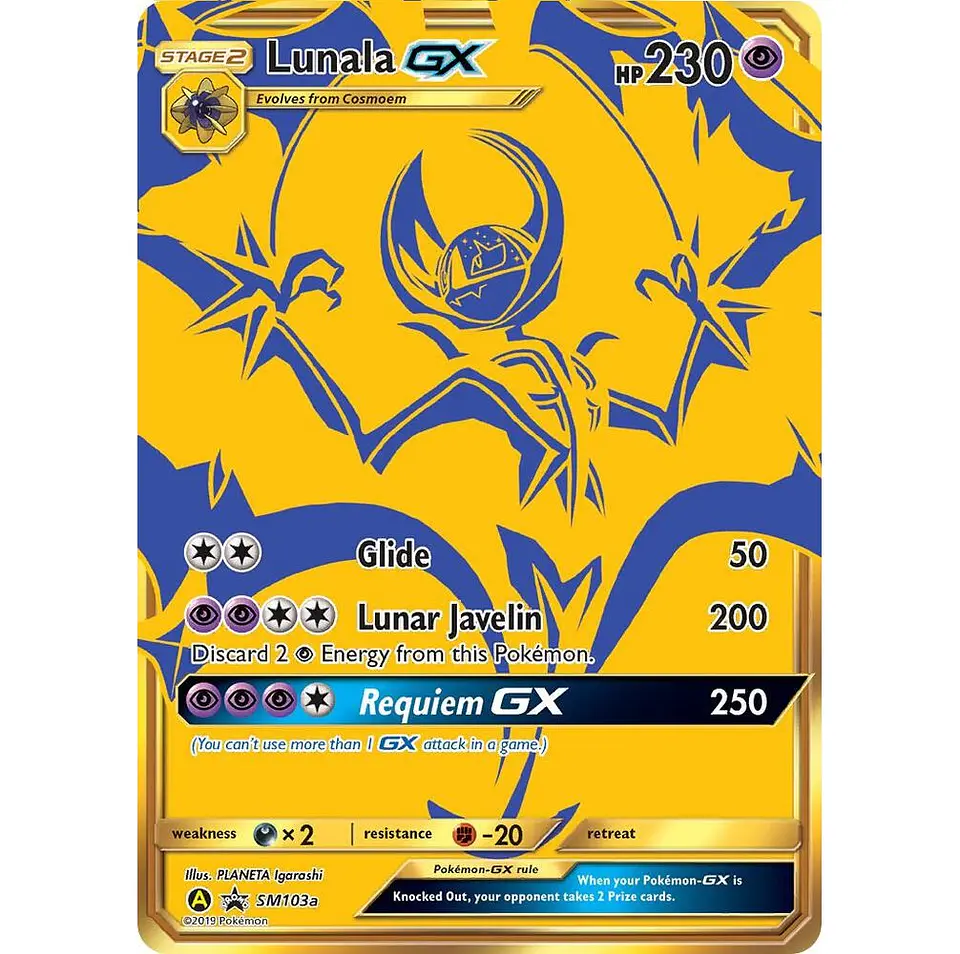 Lunala GX #SM103a Español 1