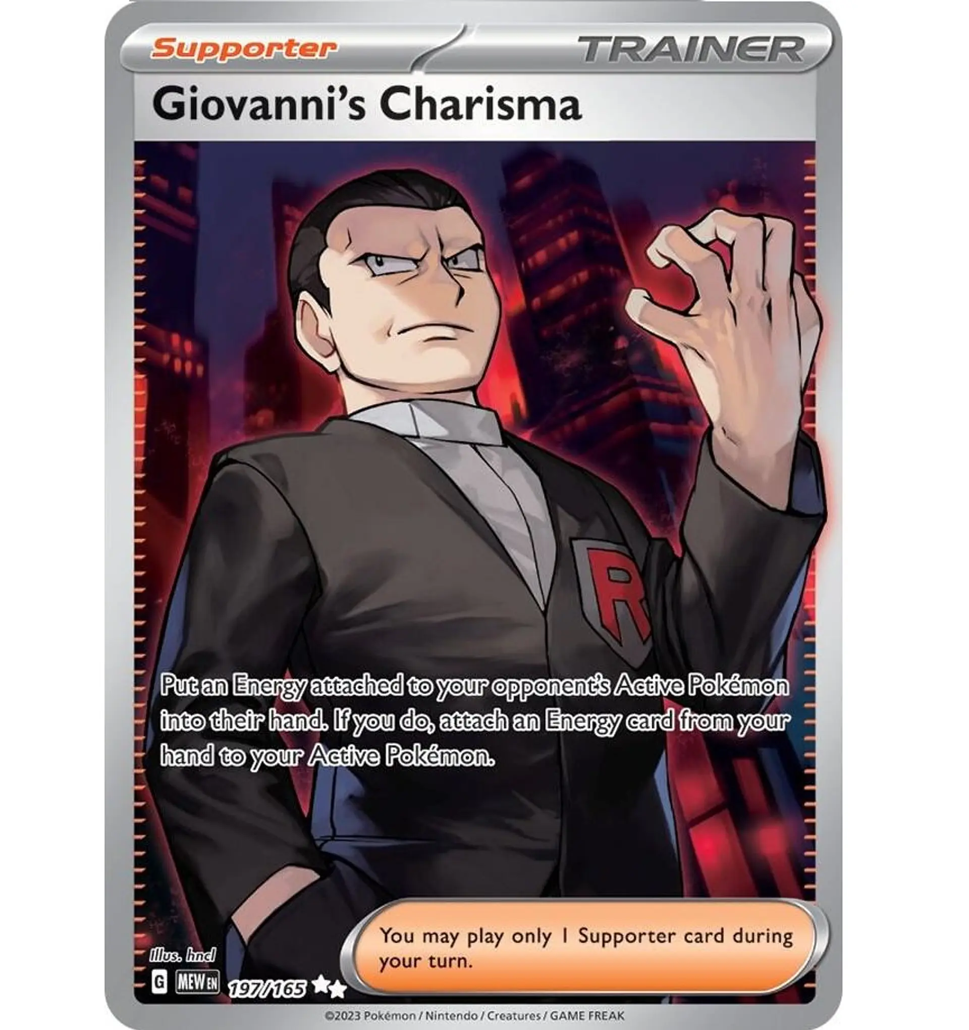 Giovanni's Charisma #197 Ingles 1