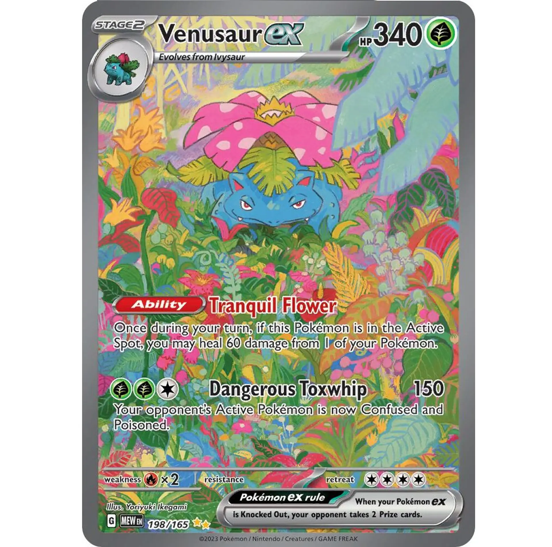 Venusaur ex #198 Ingles 1