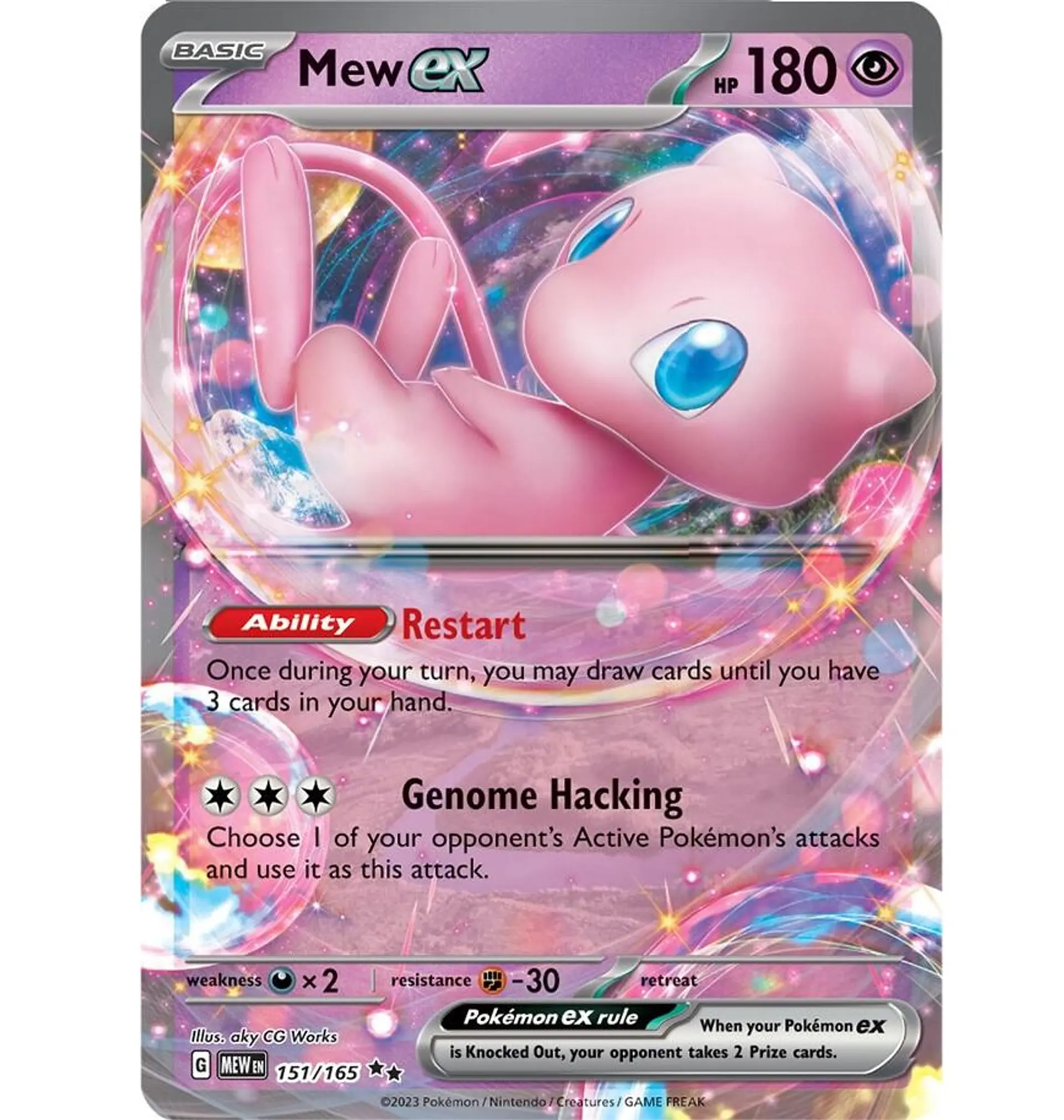Mew ex #151 Ingles 1