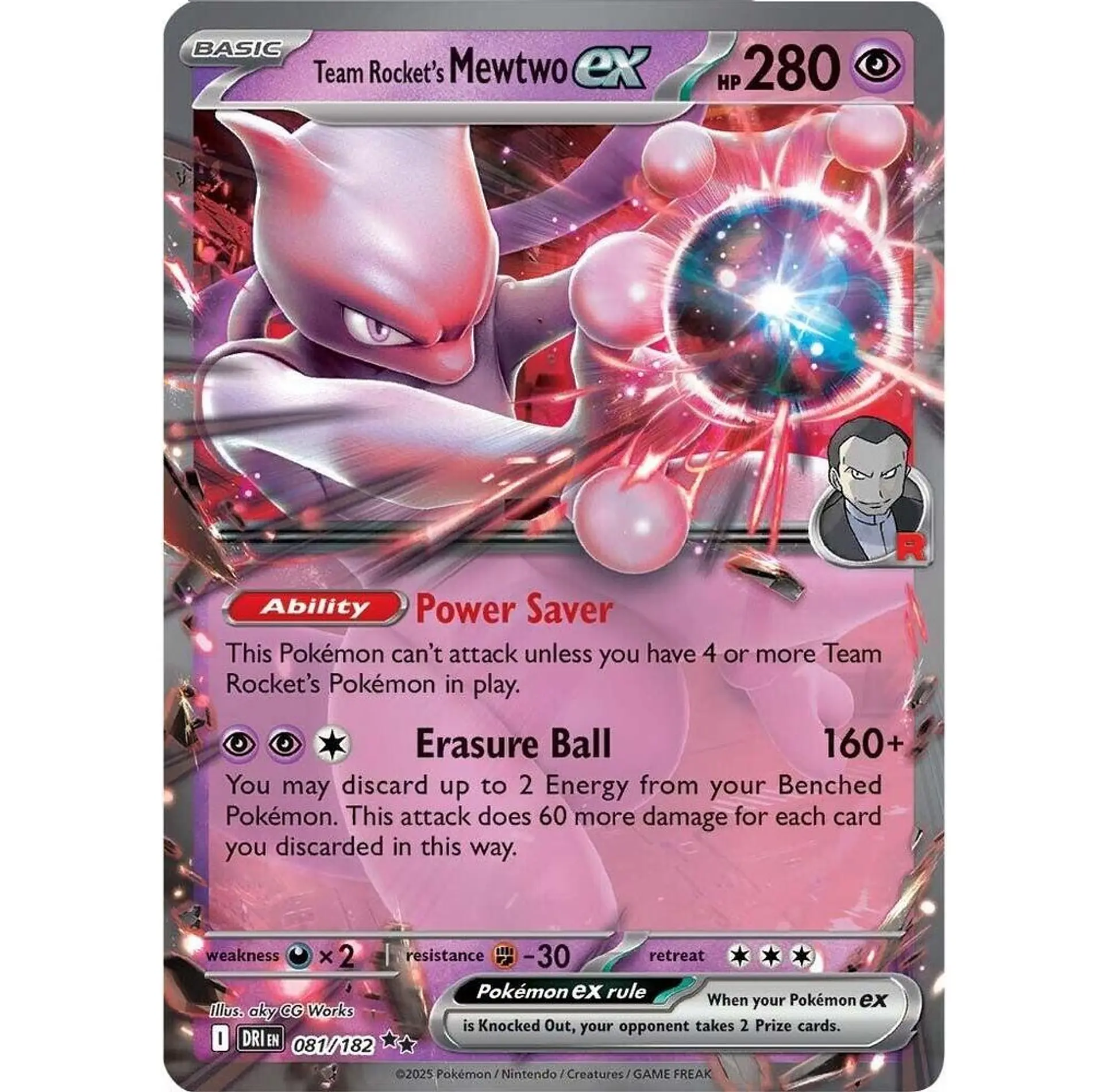 Team Rocket's Mewtwo Ex #81 Ingles 1