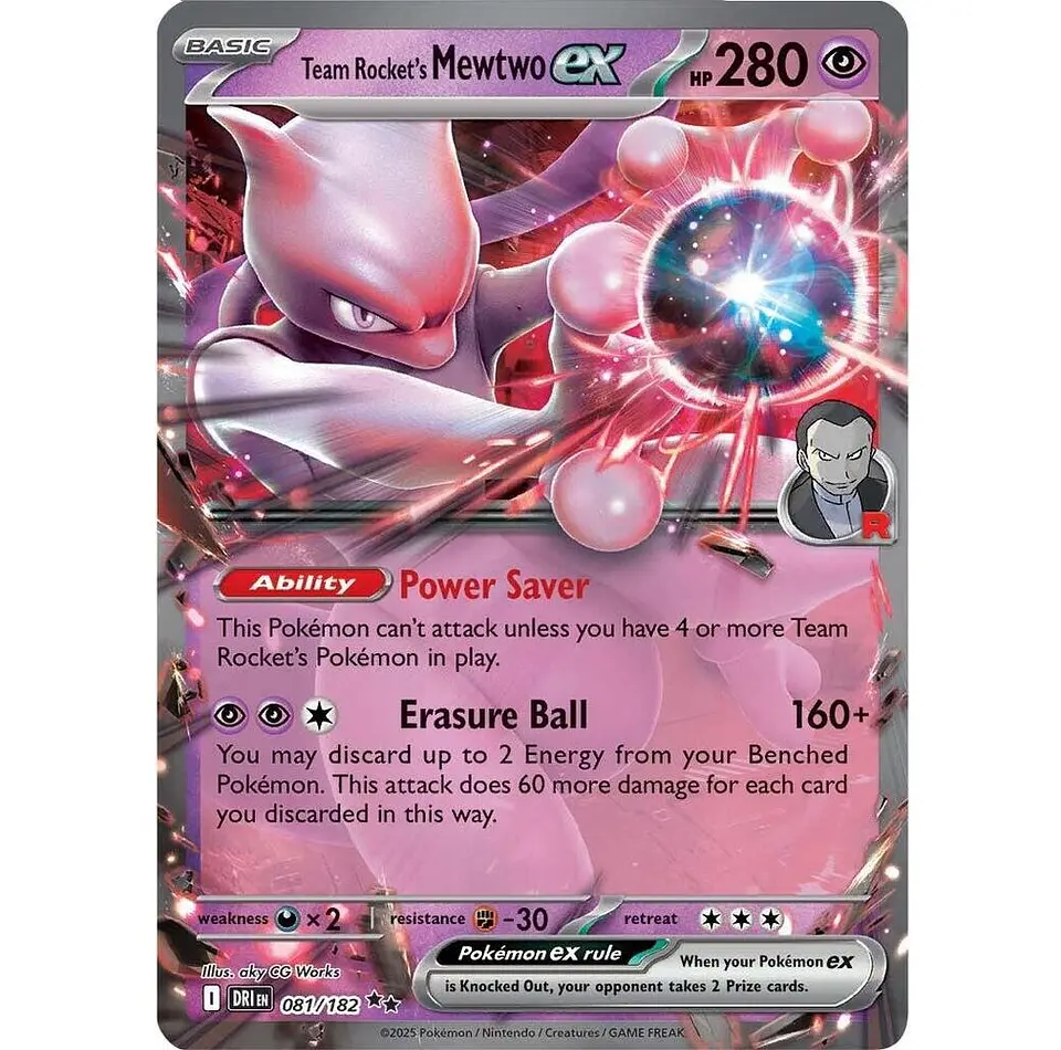 Team Rocket's Mewtwo Ex #81 Español 1
