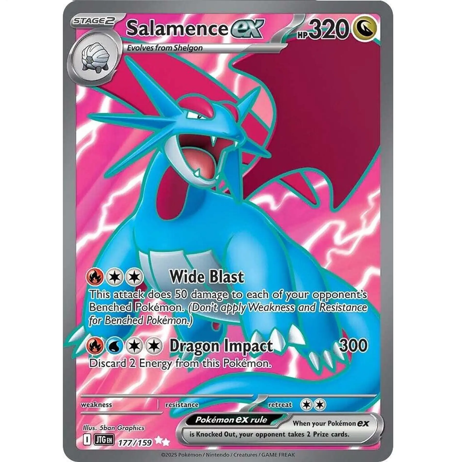 Salamence ex #177 Ingles 1