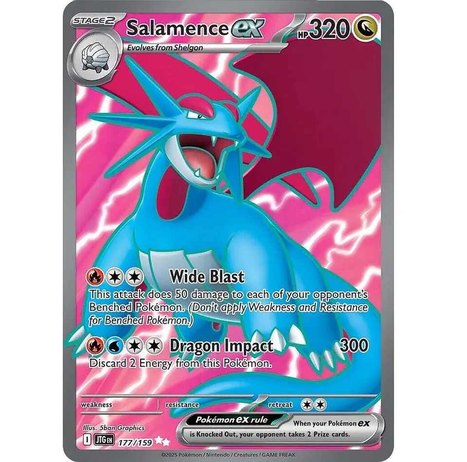 Salamence ex #177 Ingles 1