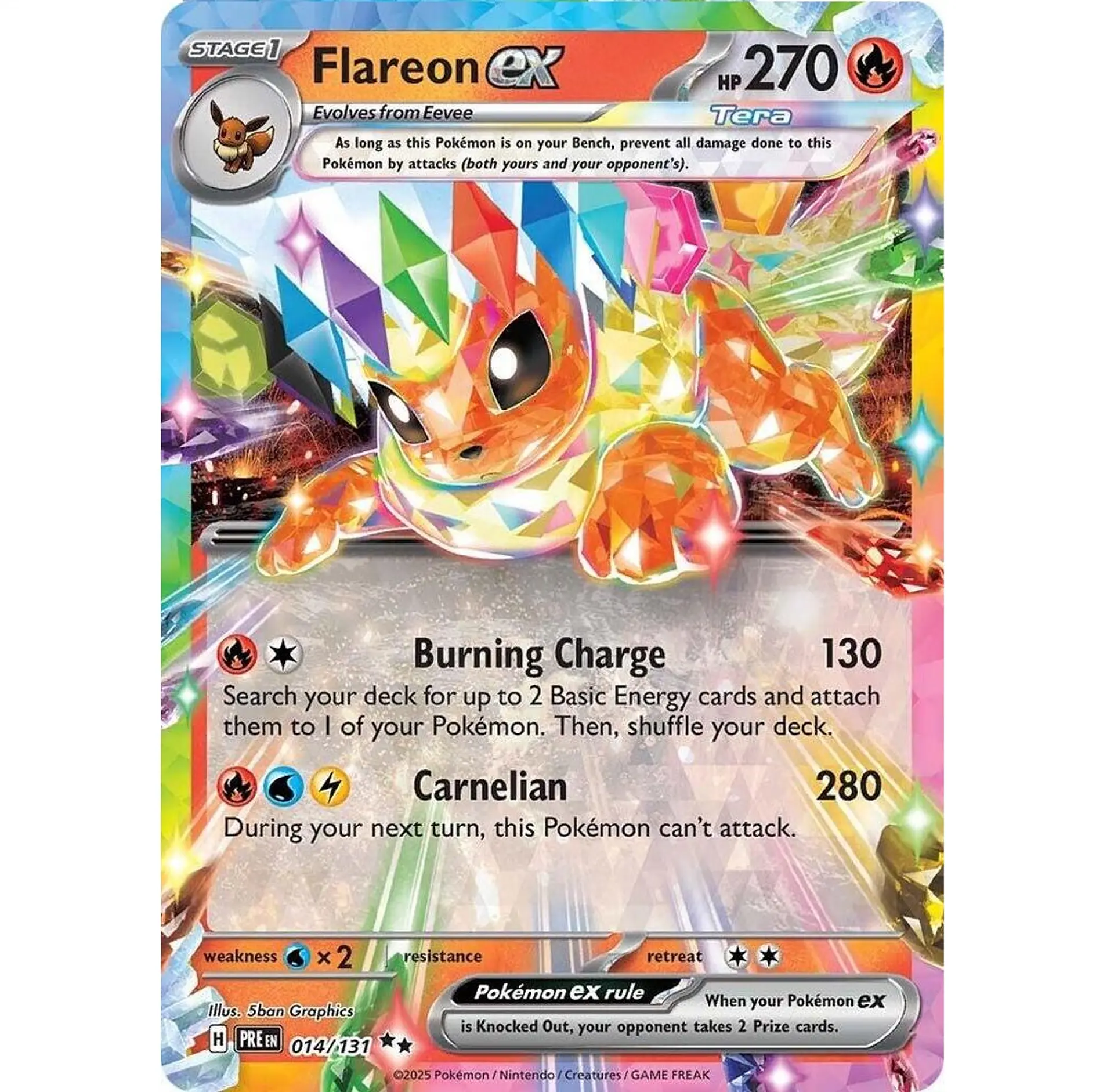 Flareon ex #14 Ingles 1