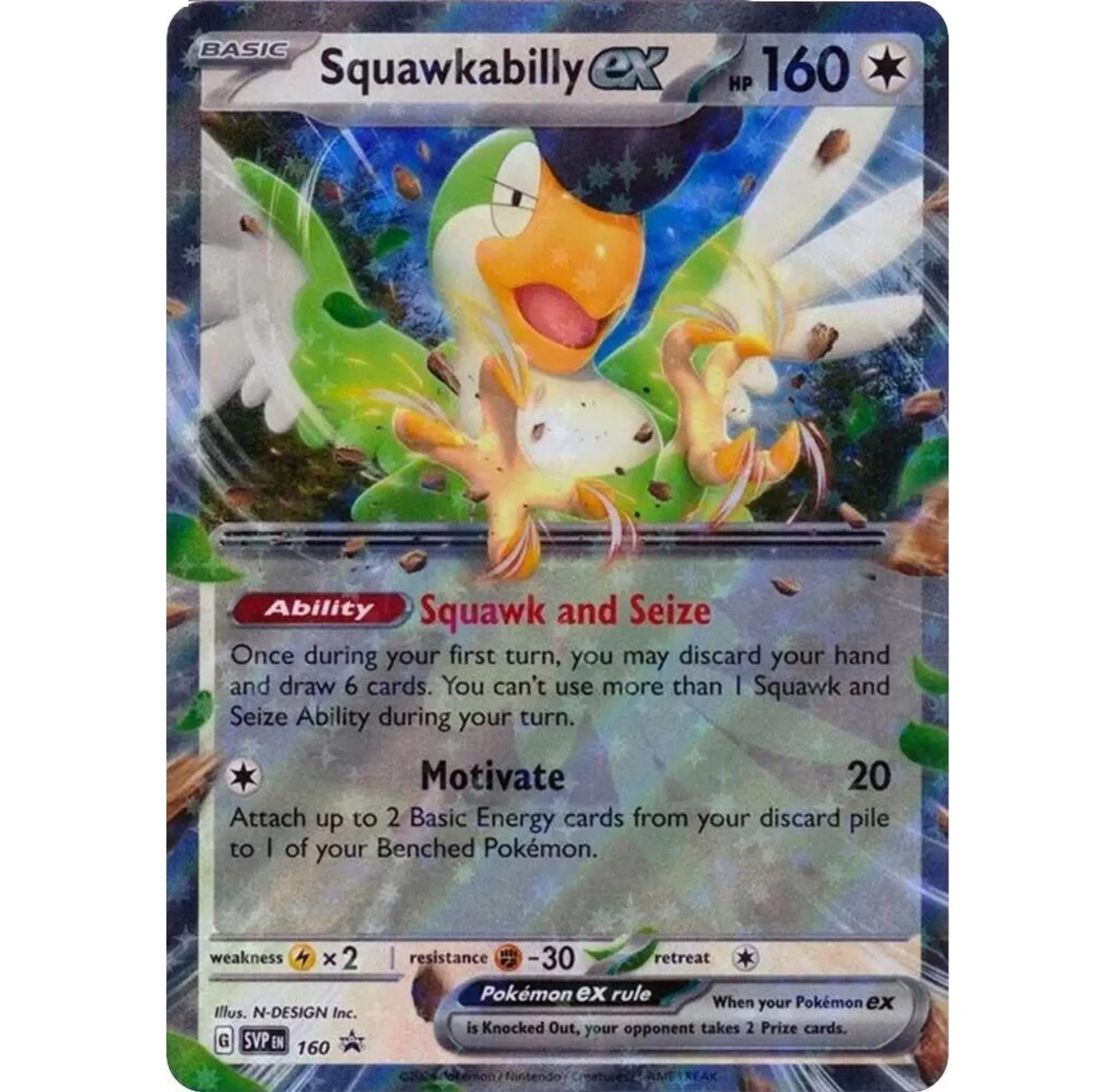 Squawkabilly Ex #160 Español 1
