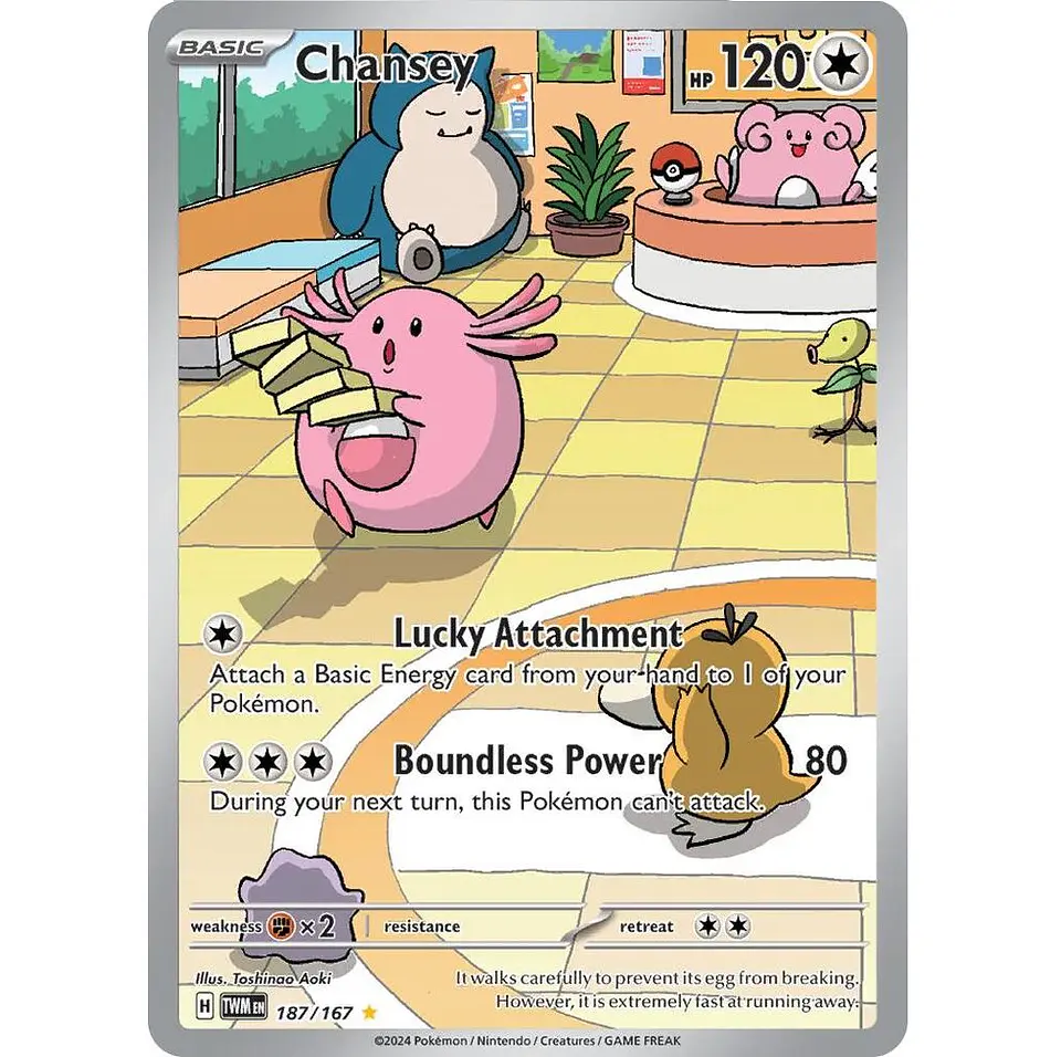 Chansey #187 Ingles 1