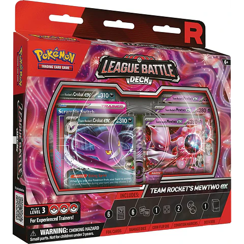 Team Rocket's Mewtwo Ex - League Battle Deck – Ingles