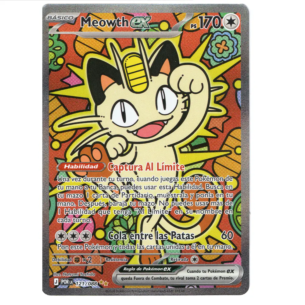 Meowth ex #121 Español 