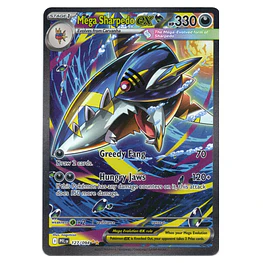 Mega Sharpedo ex #127 Ingles 