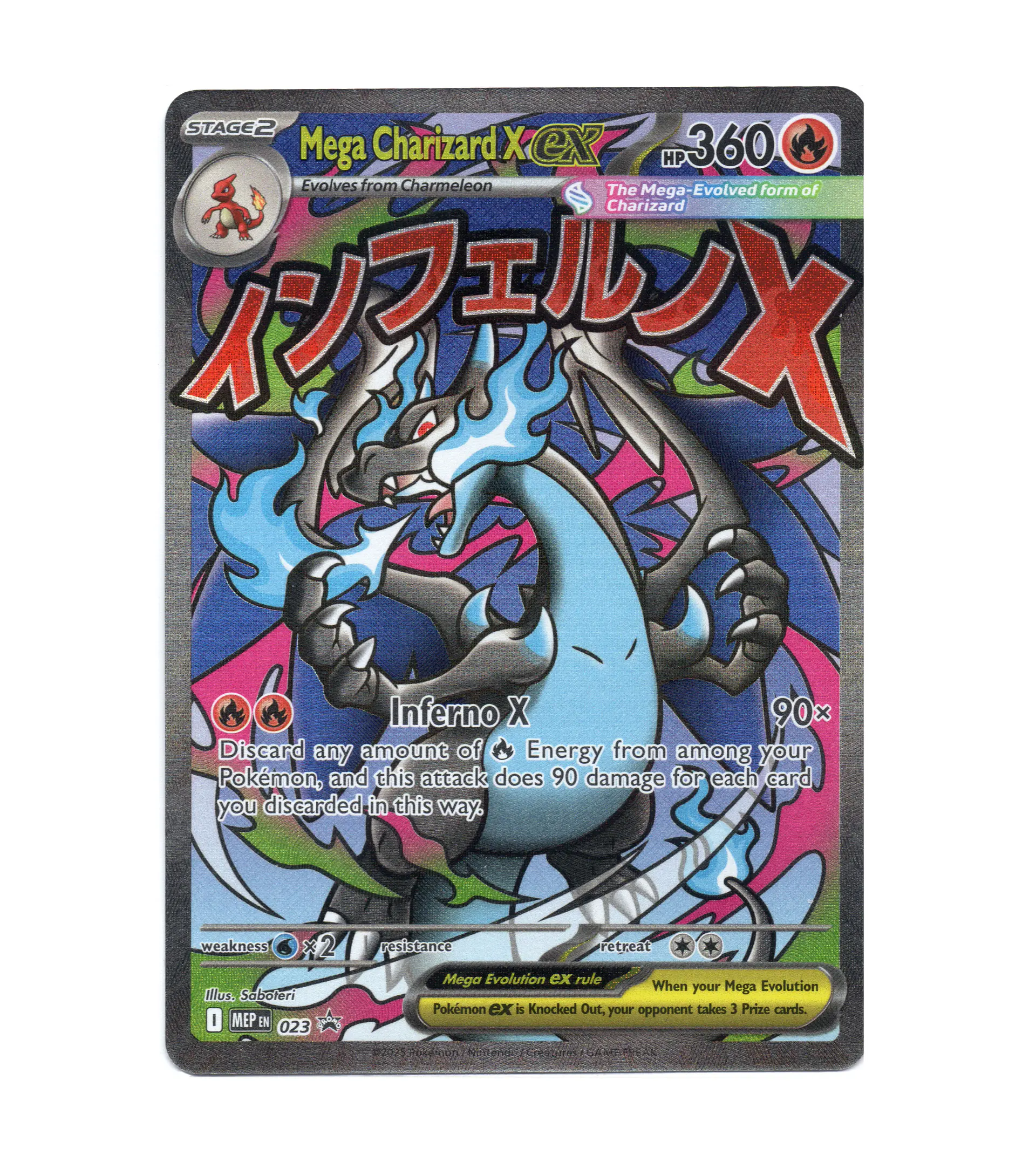 Mega Charizard X EX #23 Ingles 1
