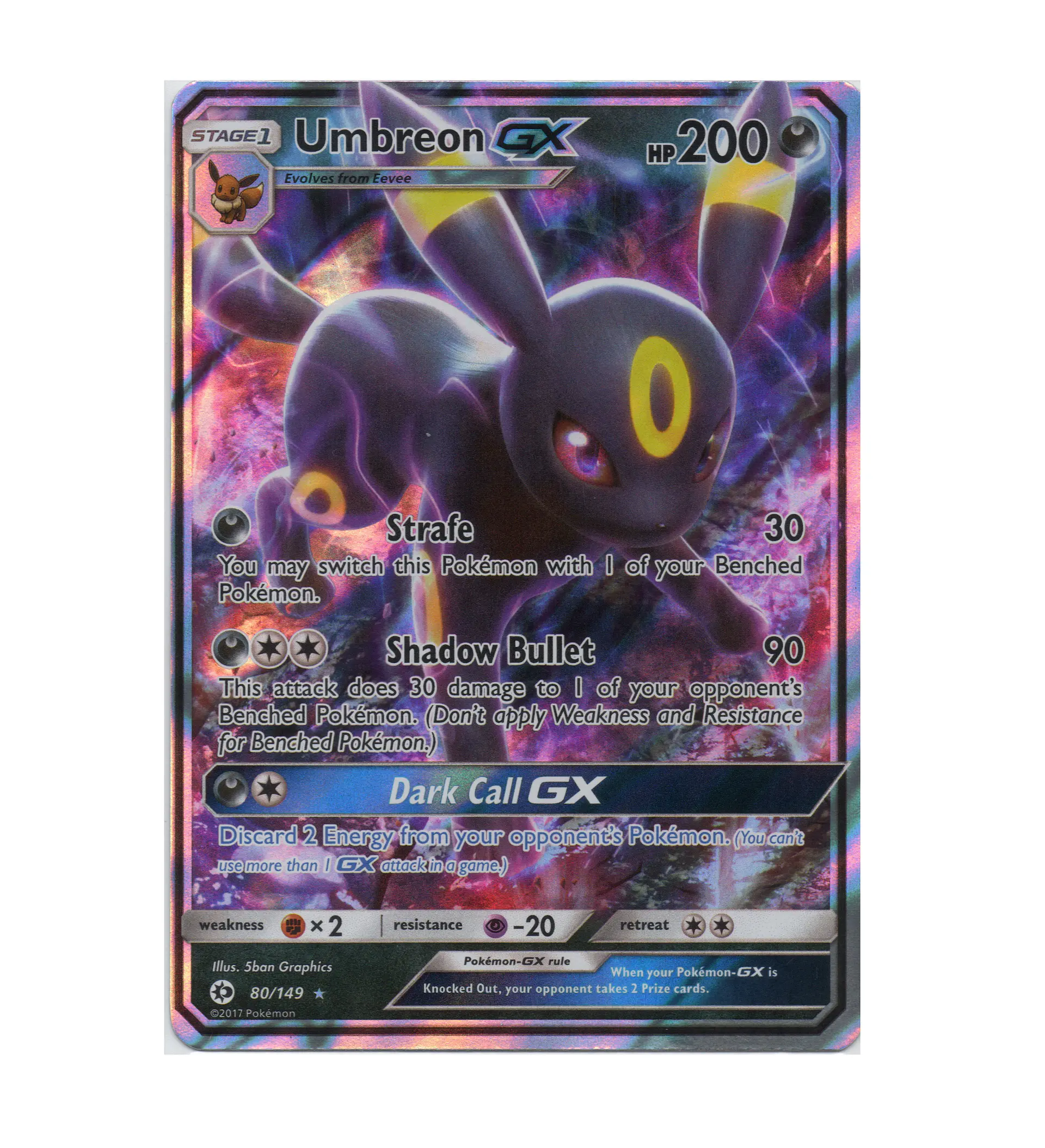 Umbreon GX #80 Ingles 1