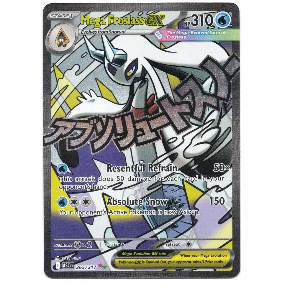Mega Froslass ex #265 Ingles