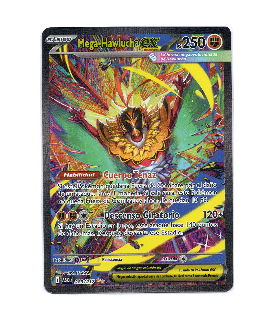 Mega Hawlucha ex #283 Español 1