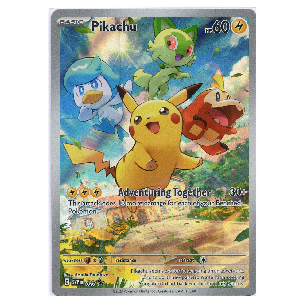 Pikachu [Paldea] #27 Ingles 