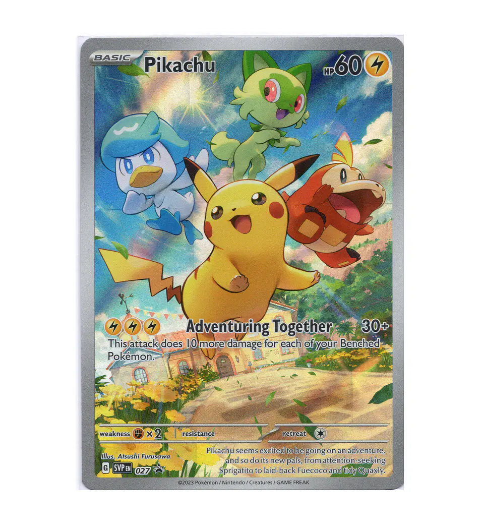 Pikachu [Paldea] #27 Ingles  1