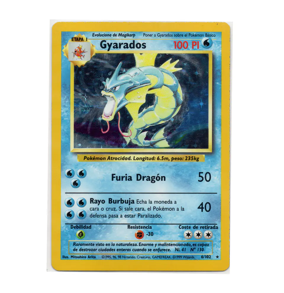 Gyarados Base Set #6 Español 1