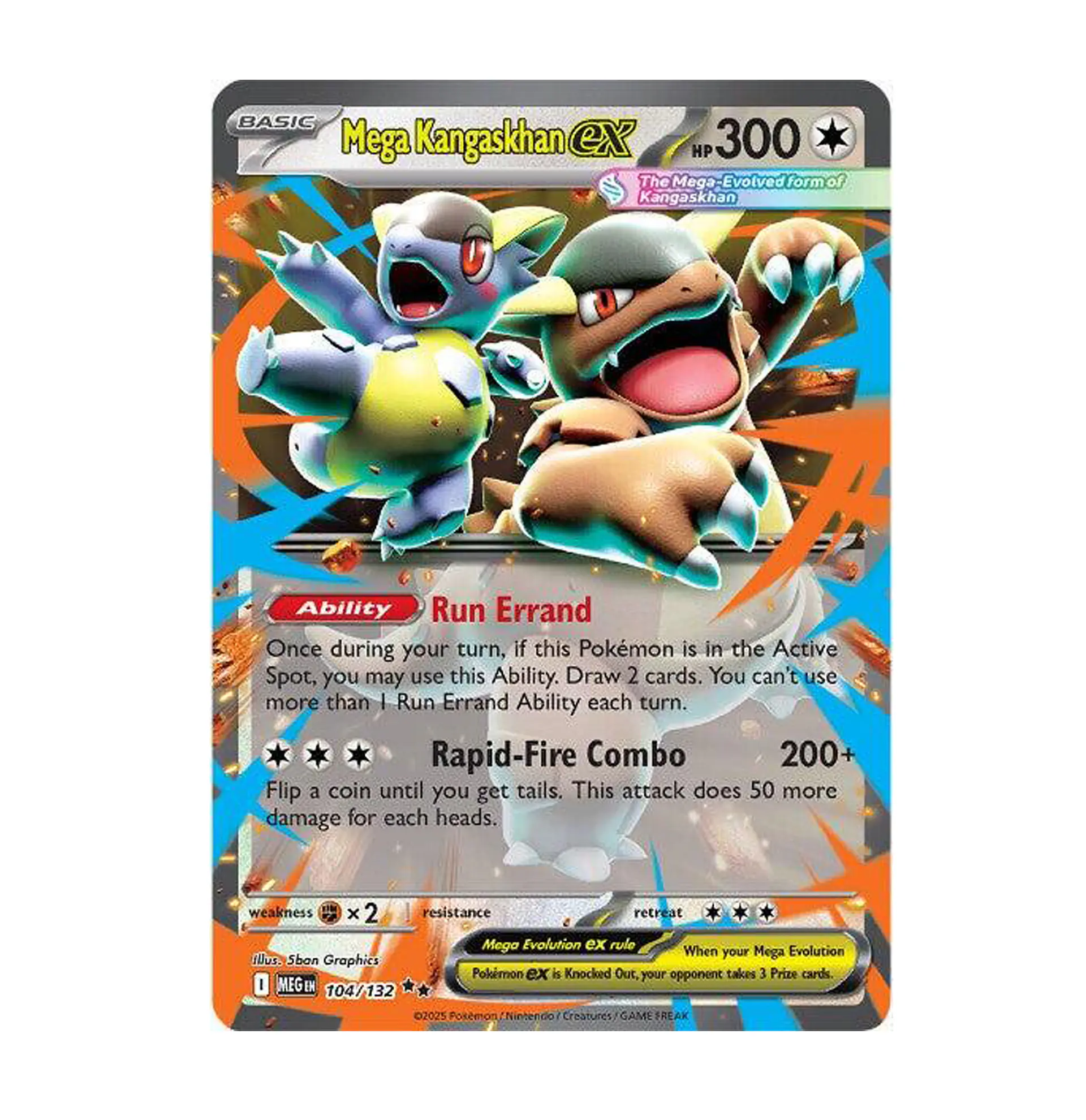 Mega Kangaskhan ex #104 Ingles 1