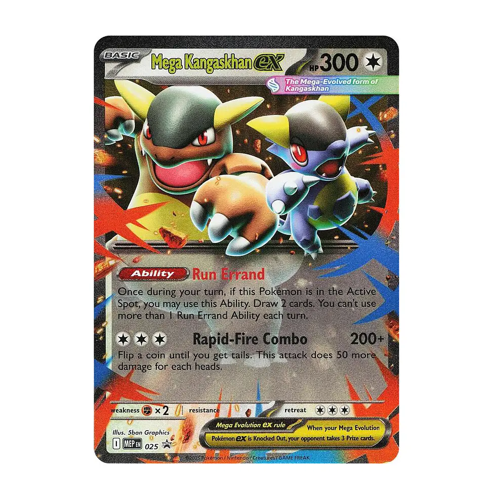 Mega Kangaskhan EX #25 Ingles 1
