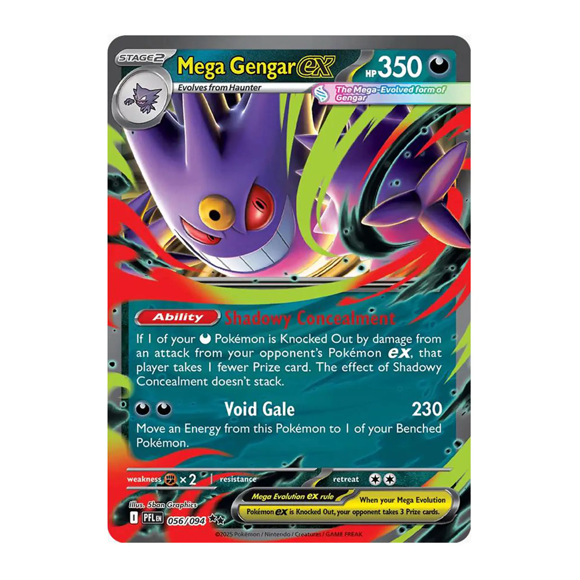 Mega Gengar ex #56 Ingles 1