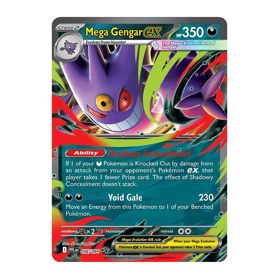 Mega Gengar ex #56 Ingles 1