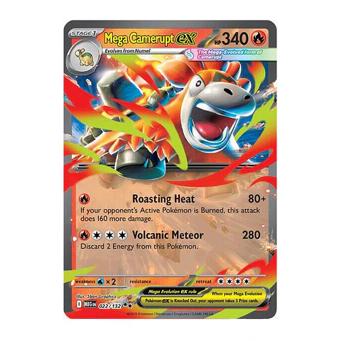 Mega Camerupt ex #22 Español