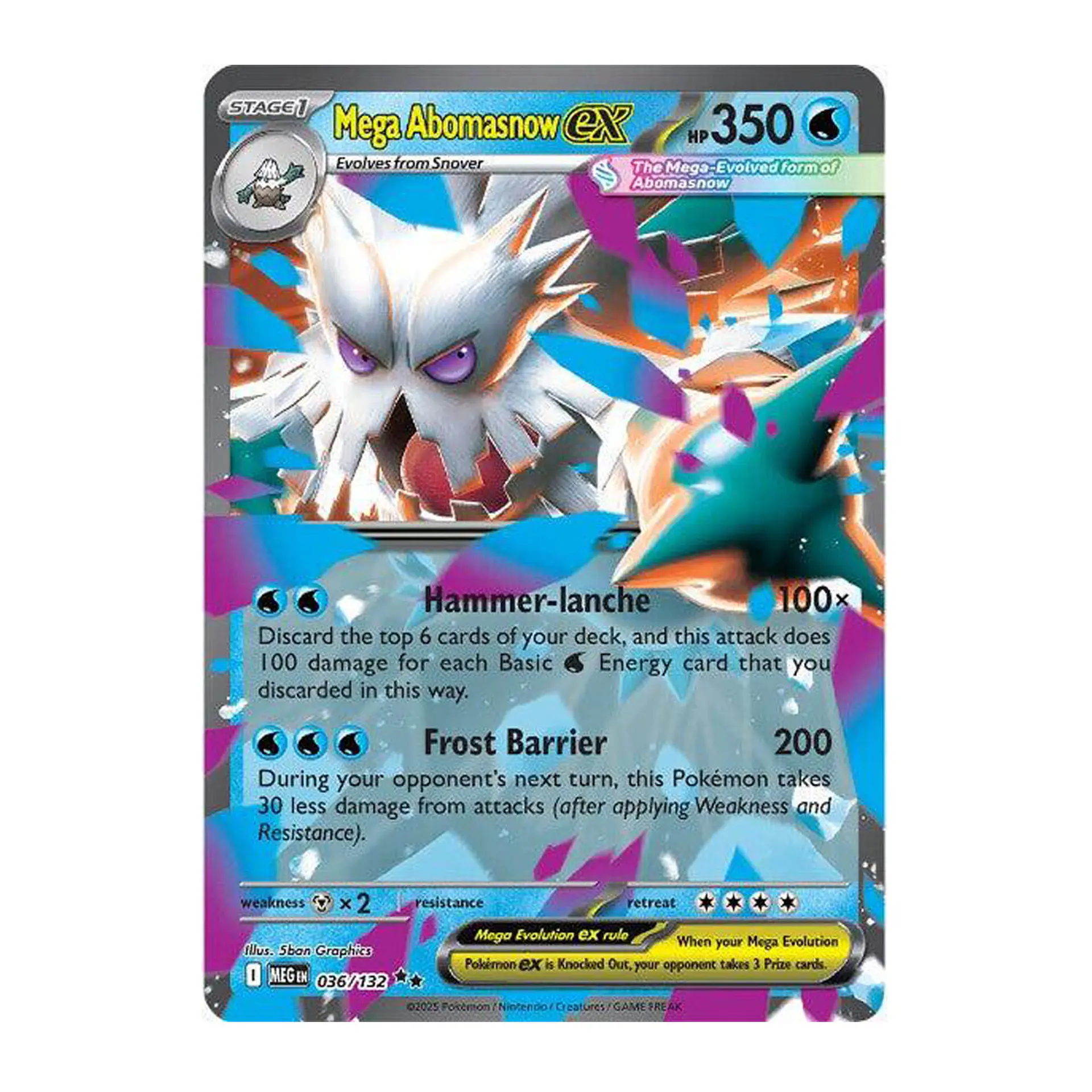 Mega Abomasnow ex #36 Español 1