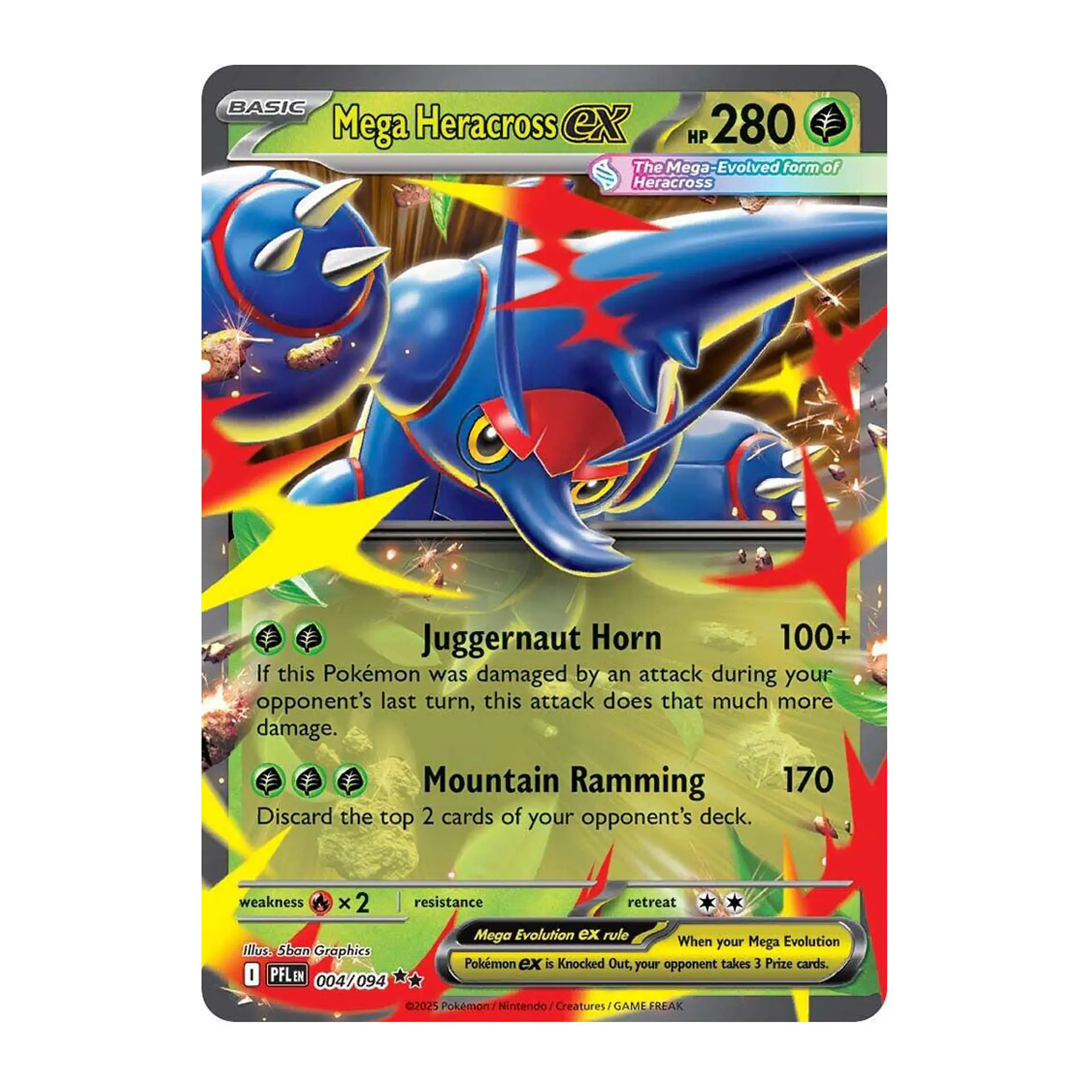 Mega Heracross ex #4 Español 1