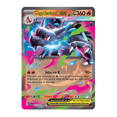 Mega Charizard X ex #13 Ingles