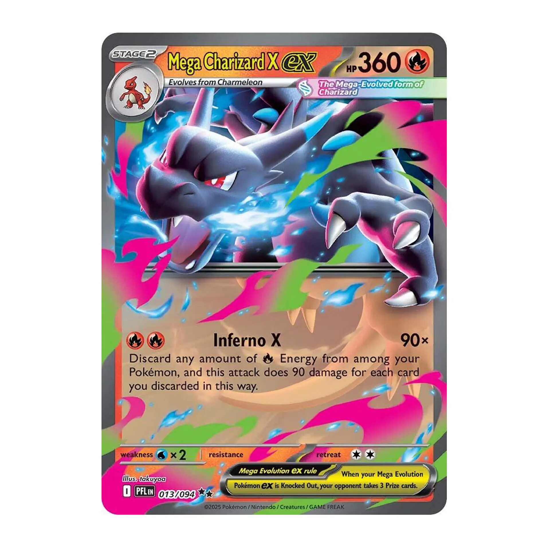 Mega Charizard X ex #13 Ingles 1