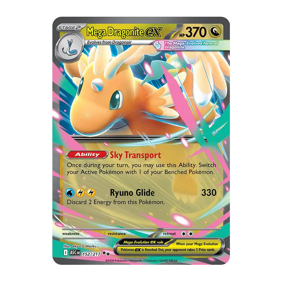 Mega Dragonite ex #152 Ingles 1