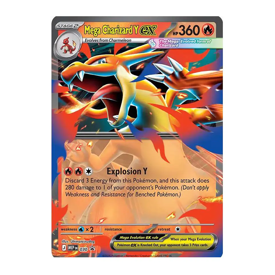 Mega Charizard Y Ex #30 Español 1