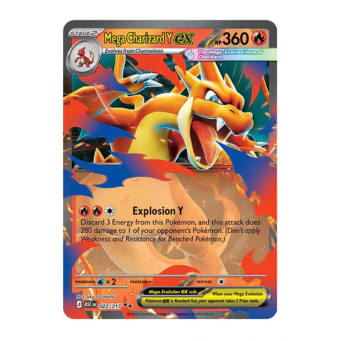 Mega Charizard Y ex #22 Ingles