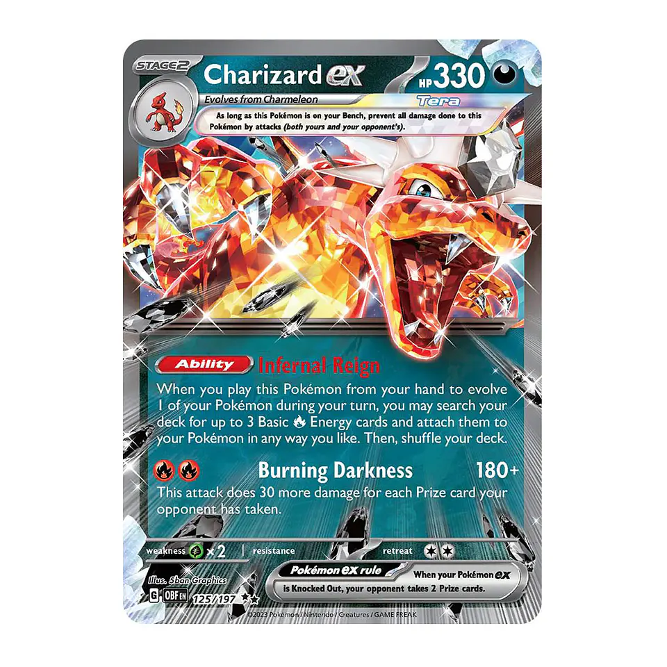 Charizard ex #125 Ingles 1