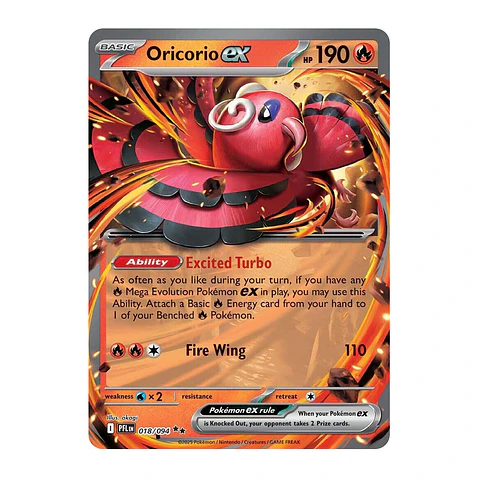 Oricorio ex #18 Ingles