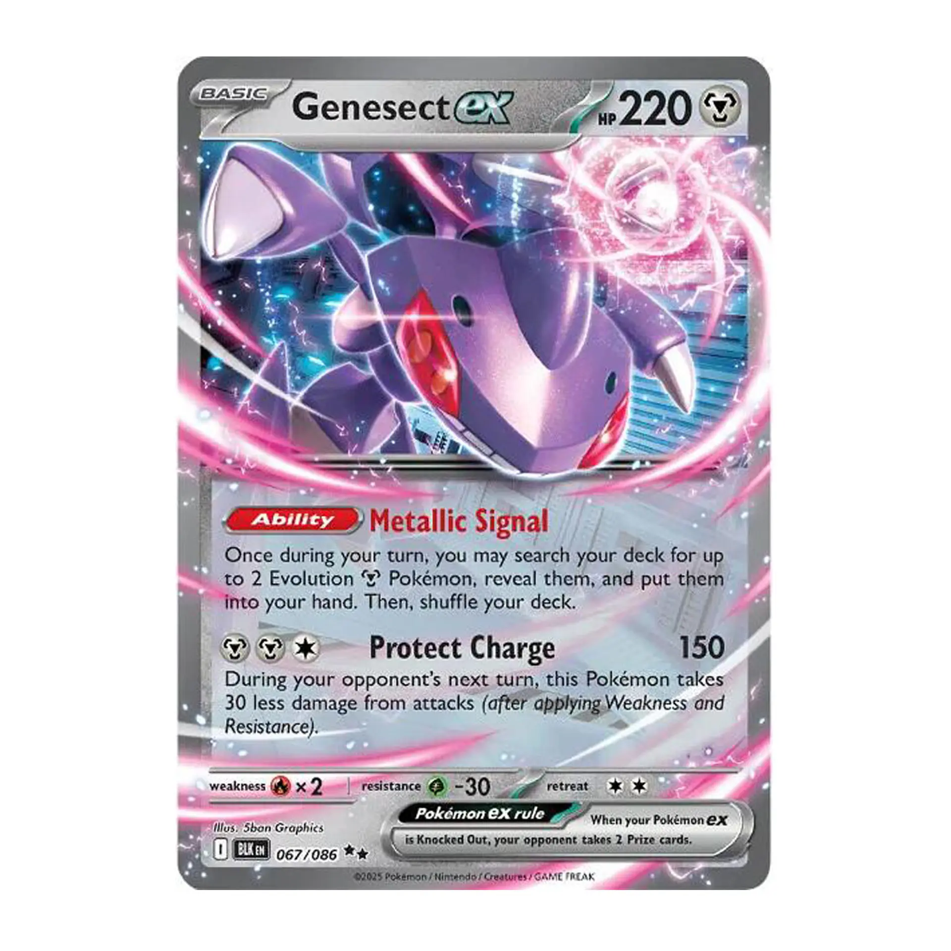 Genesect ex #67 Ingles 1