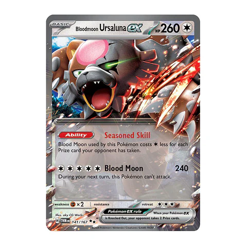 Bloodmoon Ursaluna ex #141 Ingles
