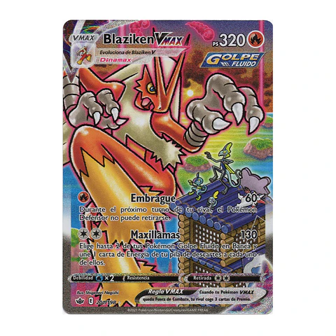 Blaziken VMAX #201 Español