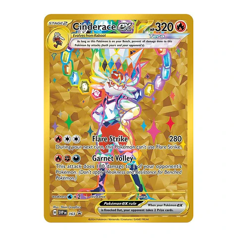 Cinderace Ex #163 Español