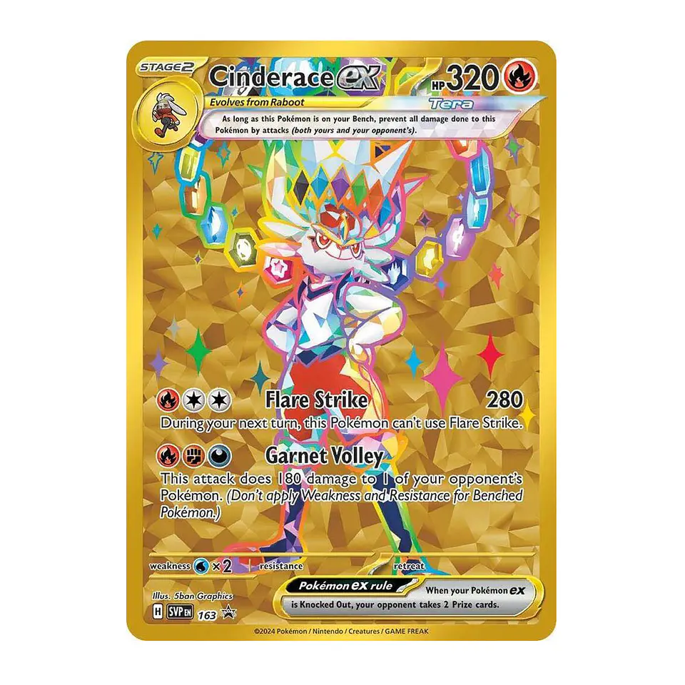 Cinderace Ex #163 Español 1